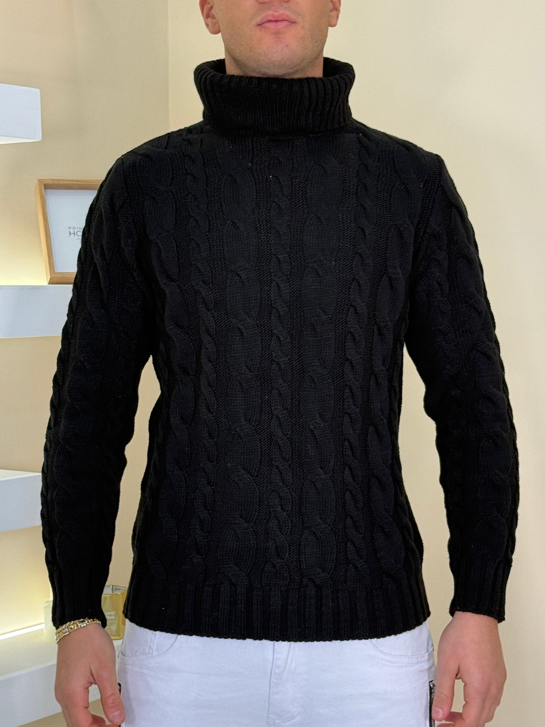 Maglione Collo Alto