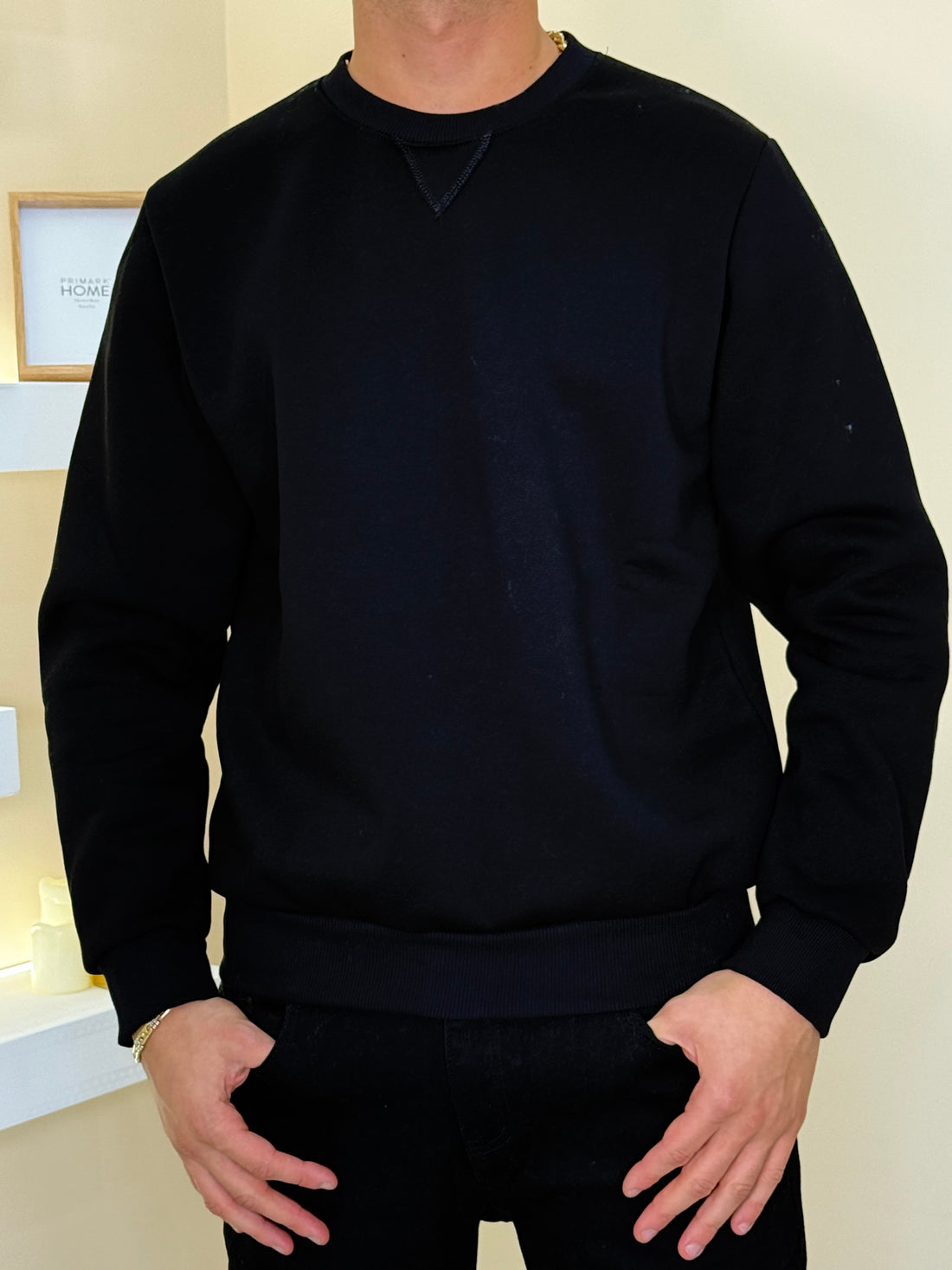 Felpa Basic Girocollo